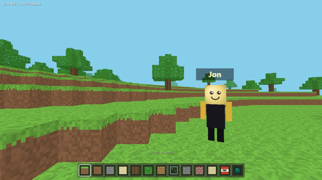 Screenshot aus der Blockwelt